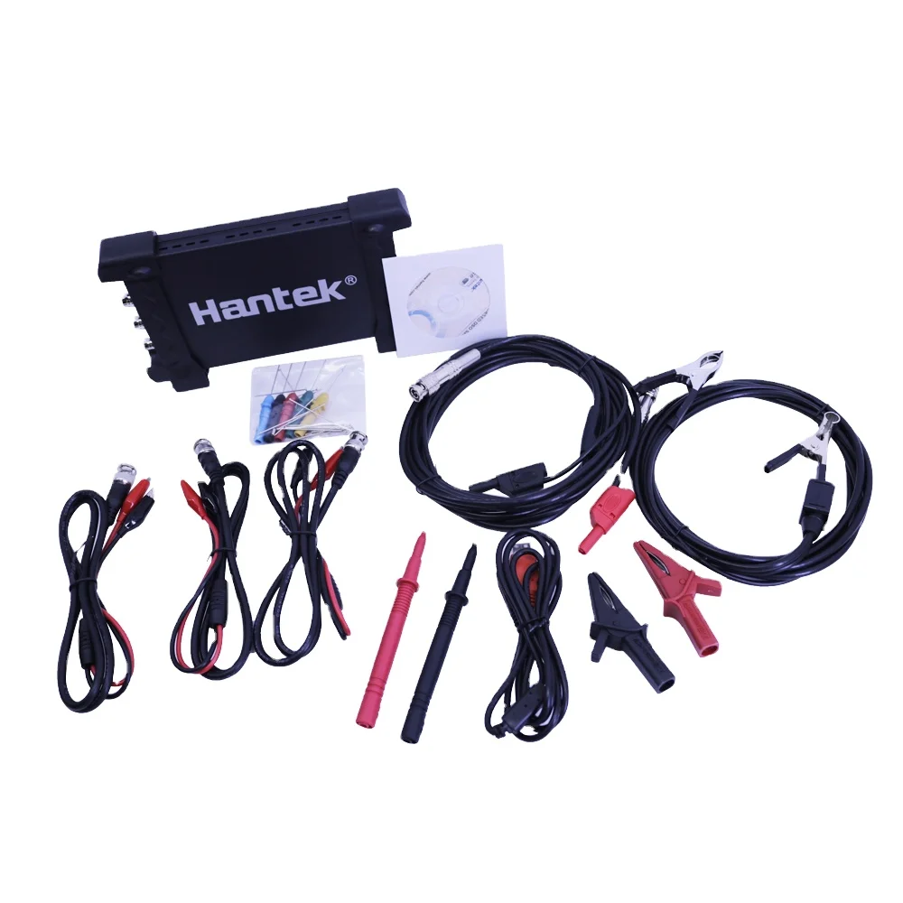 

Hantek6074BE Kit I II III IV Hantek TZT 4 Channel Oscilloscope Hantek Automotive USB Oscilloscope 70MHz 1GSa/s Sampling
