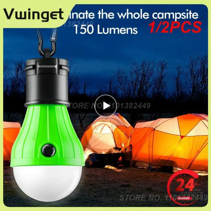 

1/2PCS Mini Portable Lantern Emergency Light Bulb Super Bright Multi-purpose Hanging for Portable Camping Hiking Light