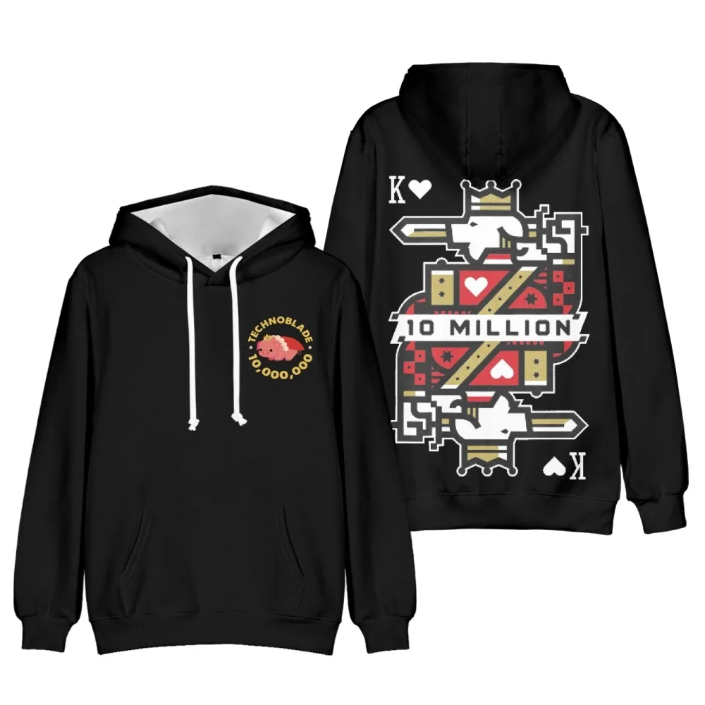 

Technoblade Techno Agro Hoodie Fashion teen boy sweatshirt Men Womens Clothes Hoody Oversized