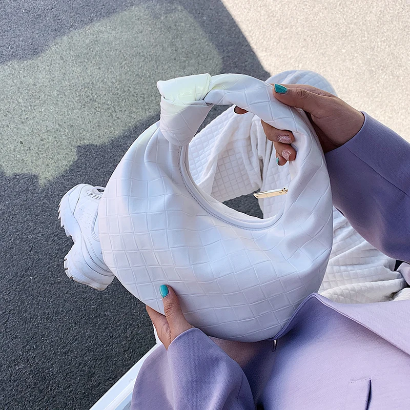 

Маленькая сумка для подмышек Jin Mantang из искусственной кожи для женщин 2023, роскошные однотонные сумки на плечо, Женская дорожная сумка-тоут, Ж...
