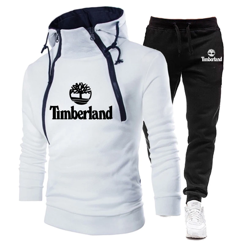 

Модный мужской спортивный костюм осень-зима толстовки на молнии и спортивные штаны Повседневный пуловер с капюшоном спортивные костюмы фл...