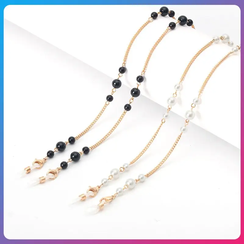 

Внешнее ожерелье для солнцезащитных очков с бисером и защитой от потери