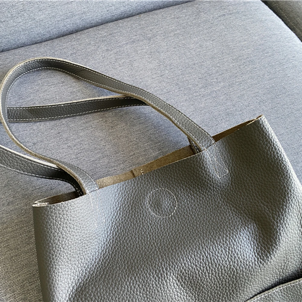 Сумка-тоут женская из мягкой натуральной кожи большая Студенческая