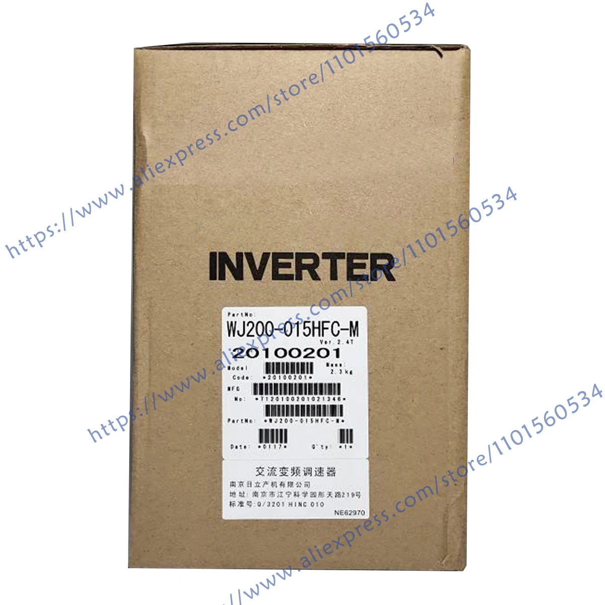 

New And Original Inverter 15kw 380V WJ200-150HFC-M Spot Photo, 1-Year Warranty