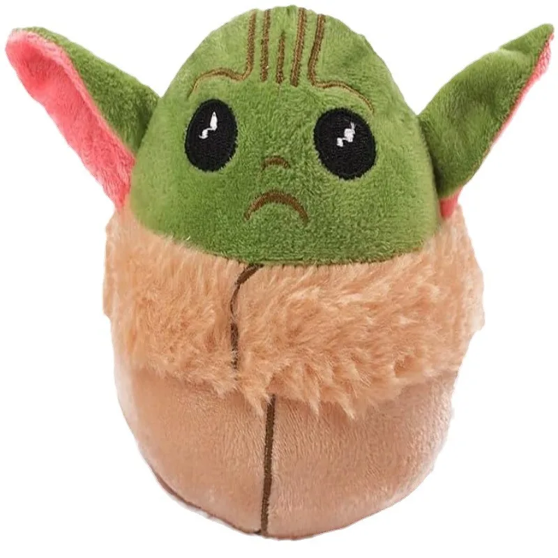 Выкидная искусственная плюшевая игрушка двусторонняя кукла Yoda Stitch