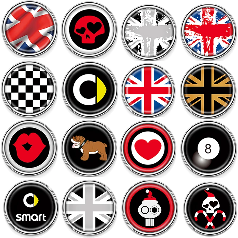 

Автомобильная металлическая эмблема значок наклейка наклейки для BMW MINI Cooper JCW One R55 R56 F54 F55 F60 Benz Smart 451 453 автомобильные аксессуары для стайлинг...