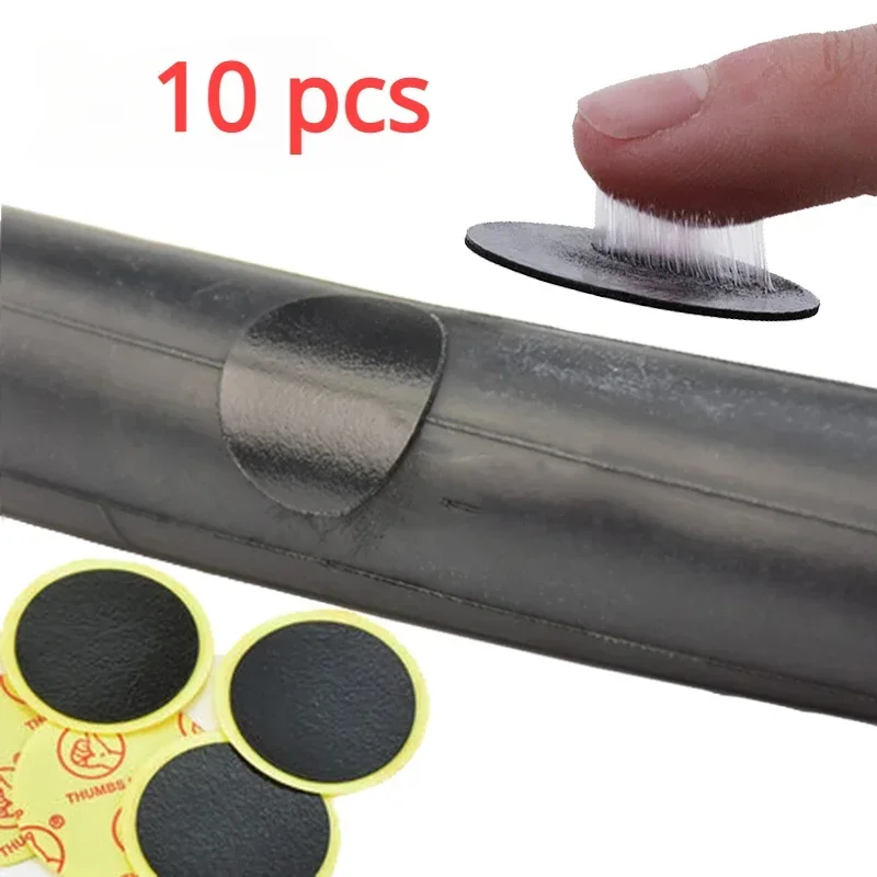 

10Pcs Bike Tire Repair Tool Tyre Protection No-glue Adhesive Quick Drying Fast Tyre Tube Glueless Patch Mountain Road Bike Fix