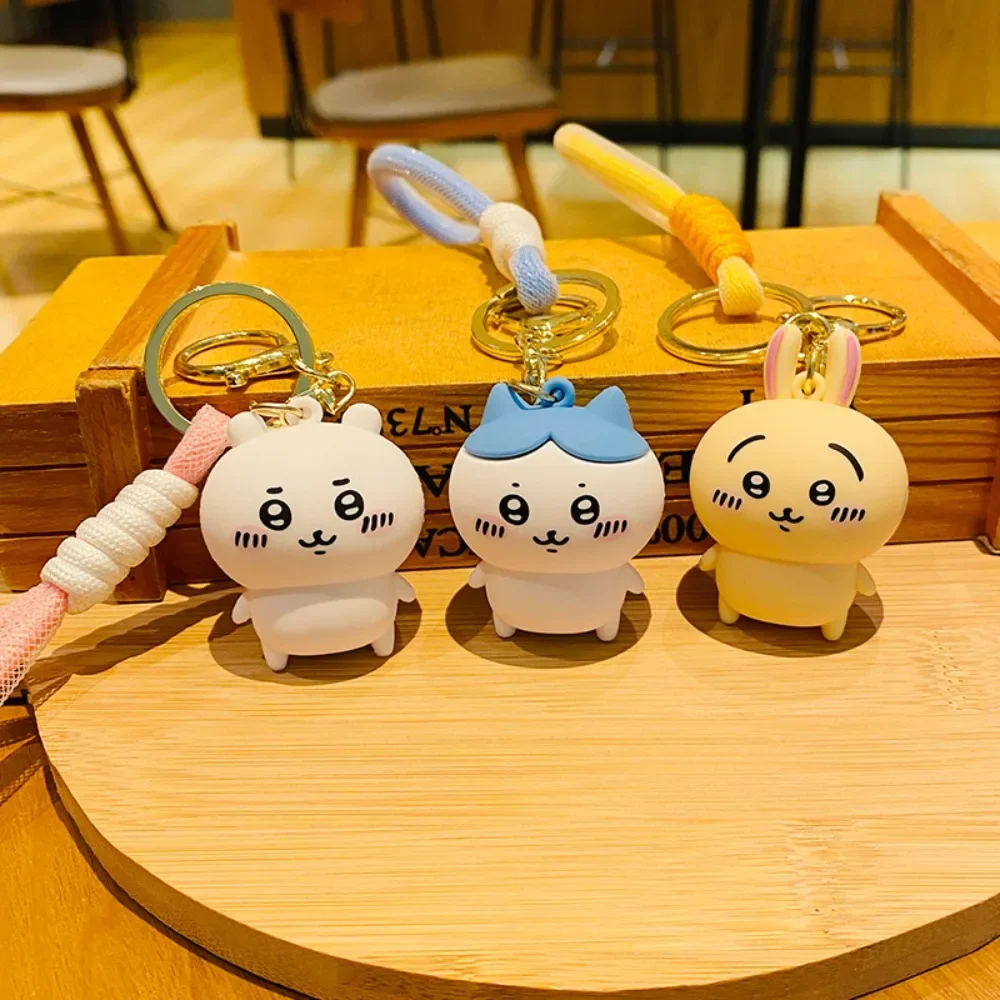 Кукла Kawaii Chiikawa с рисунком анимационный периферийный брелок для девочек рюкзак
