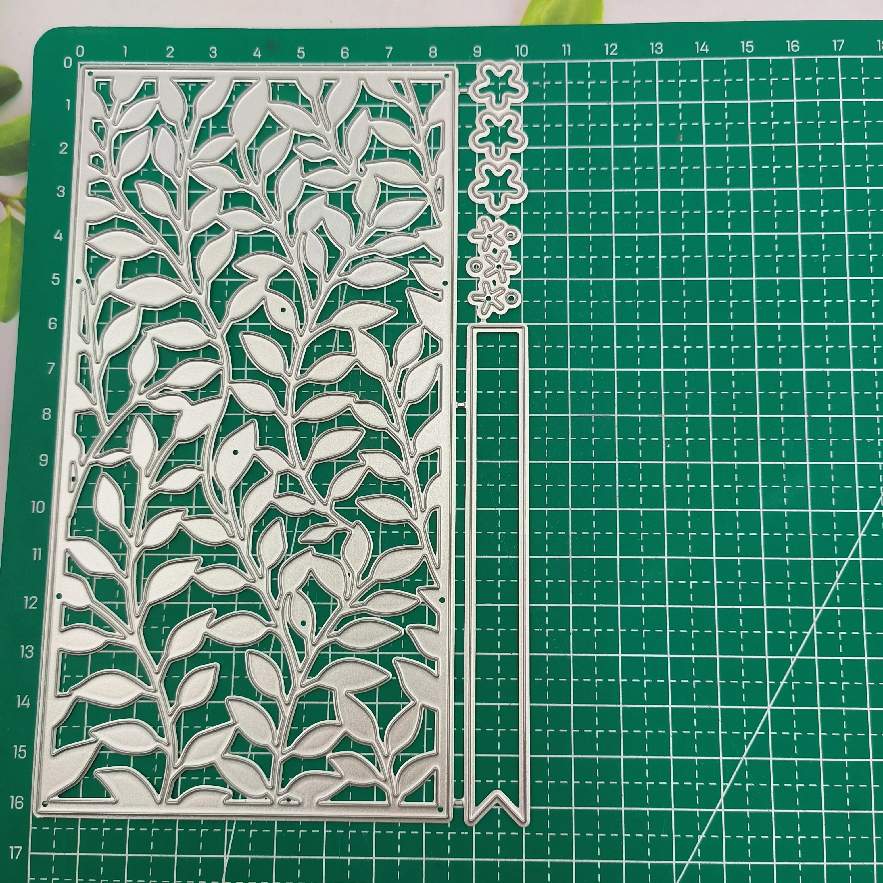 Металлические Вырубные штампы с множеством листьев, цветочный шаблон для тиснения, сделай сам, поздравительная открытка ручной работы 2023