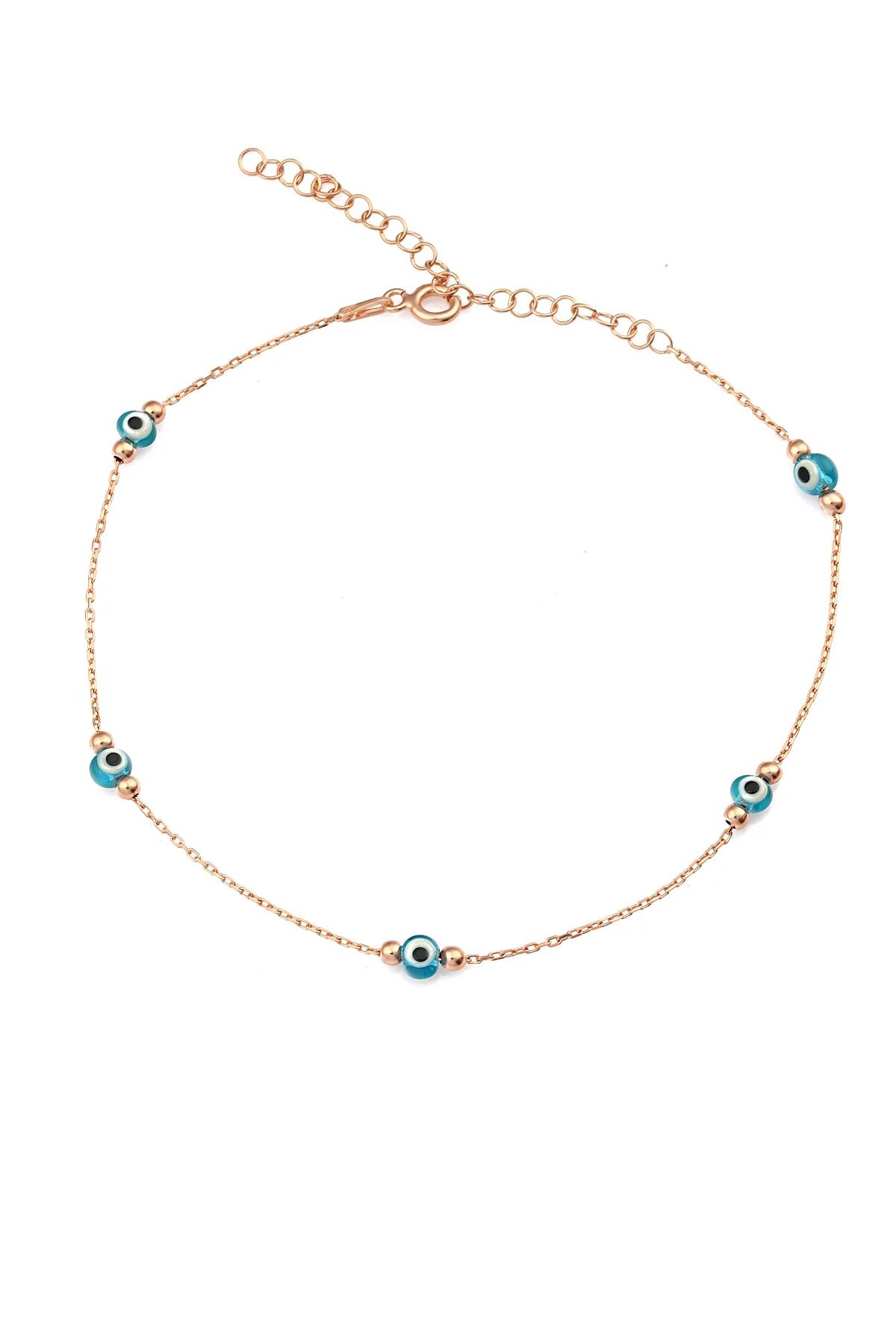 

Evil Eye 925 Sterling Silver Anklet Bracelet