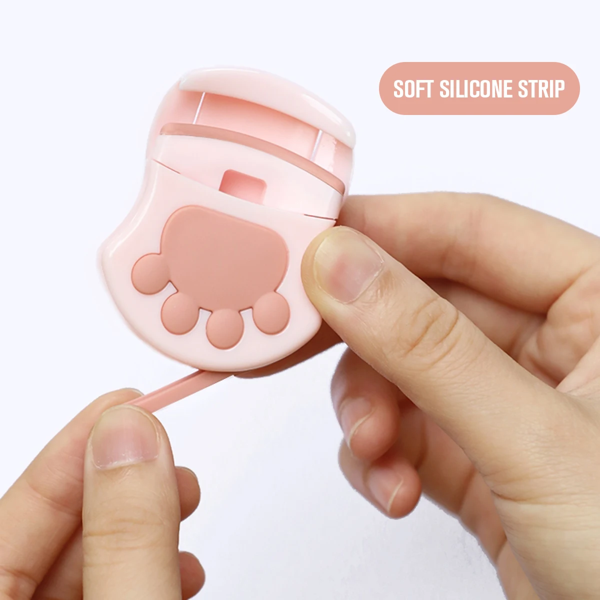 Cute eyelash curler Portable Long-lasting curling tool False styling makeup |