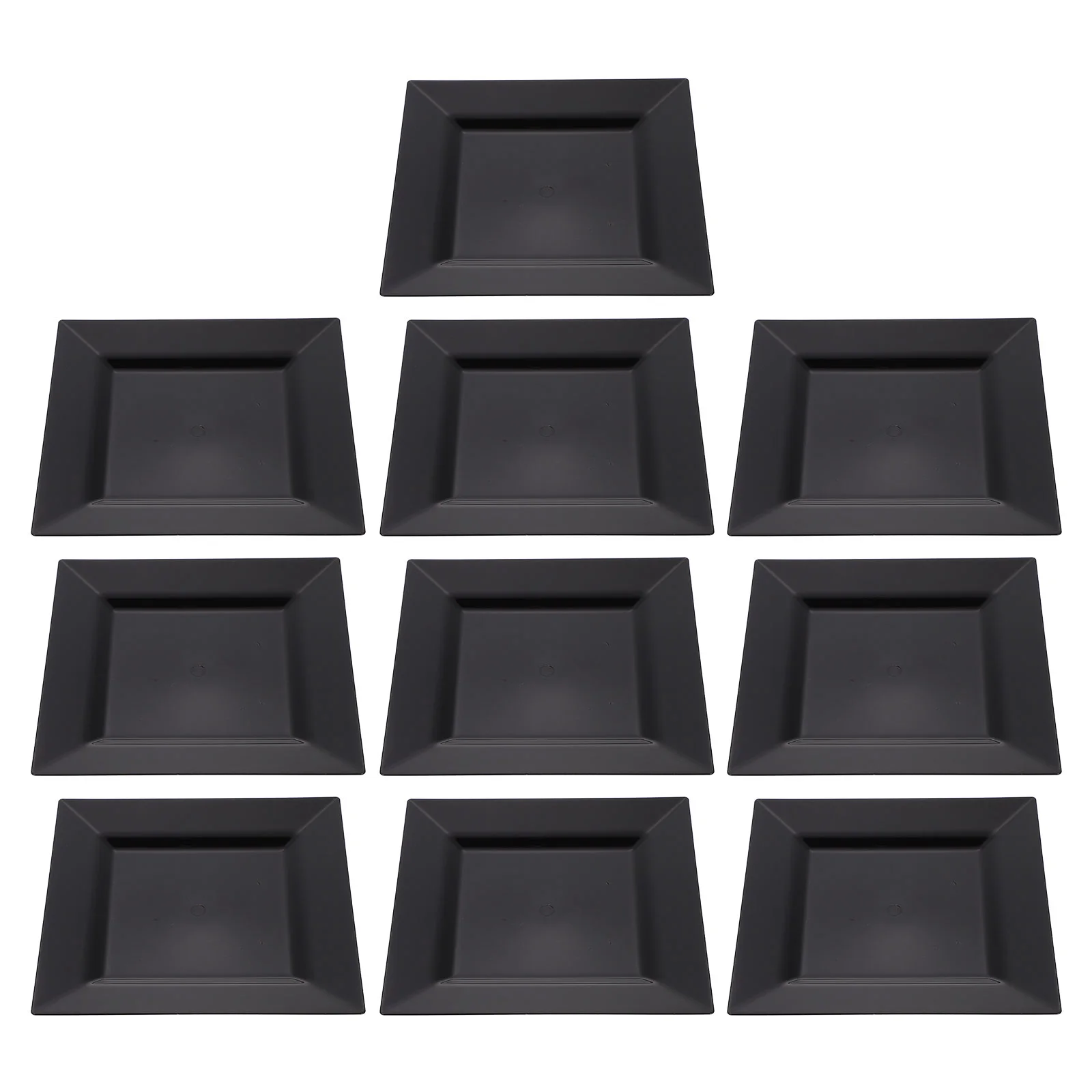 

10Pcs Serving Platter Barbecue Plate Snack Fruit Tray Salad Fruit Dishes Fruit Dish Plate Dish