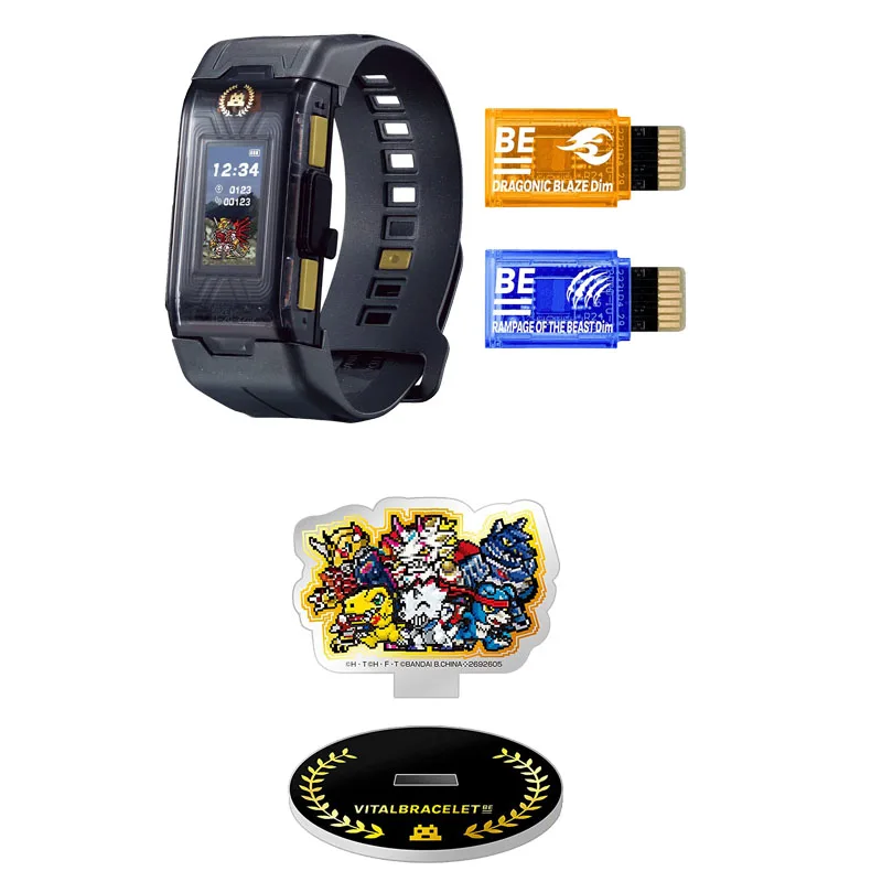 

Аниме Фигурка, новый браслет Bandai Vital, дыхание, Цифровой Монстр, специальный выбор, набор моделей Digimon, игрушки, подарок для мальчика