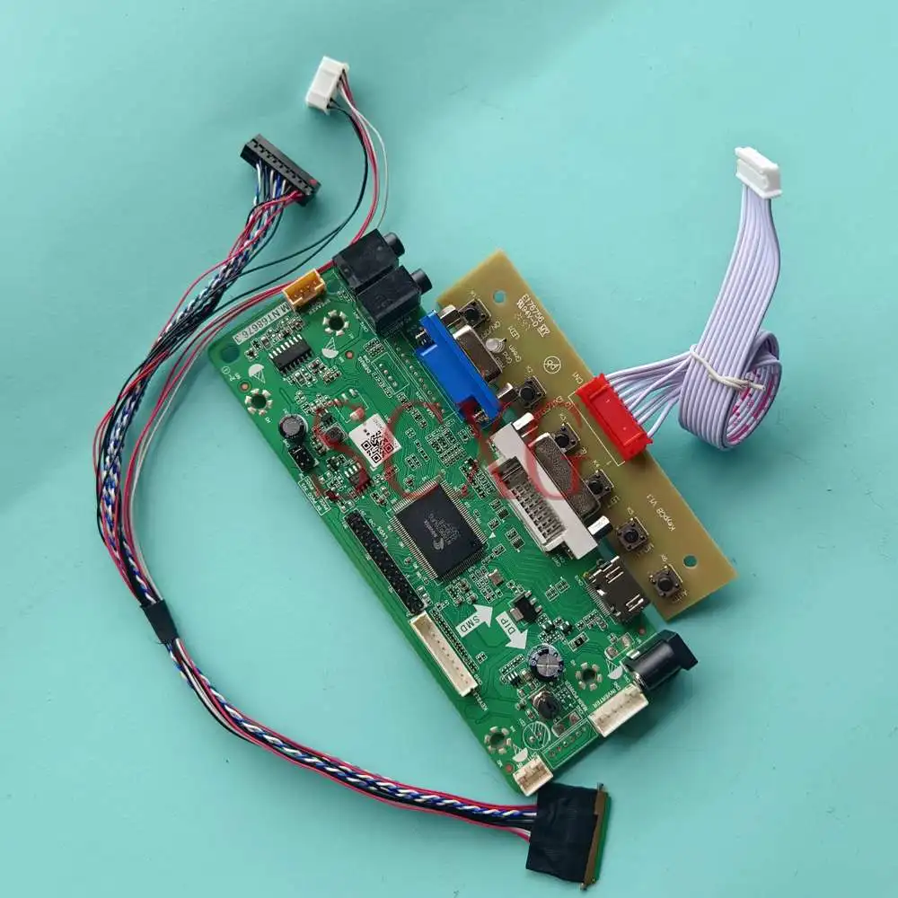

DIY Kit Fit B156HW01 V2 HDMI-Compatible DVI VGA Notebook Panel 15.6" LVDS 40 Pin 1920*1080 60Hz Screen LCD Controller Board
