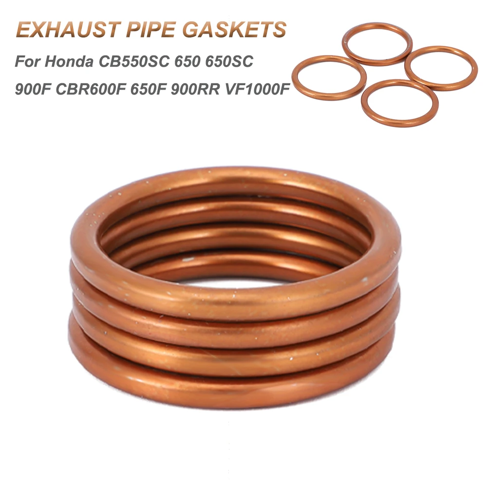 4/8/12 шт. комплекты прокладок выхлопной трубы для Honda CB550SC 650 650SC 900F CBR600F 650F 900RR VF1000F 1000R - Цена: 956