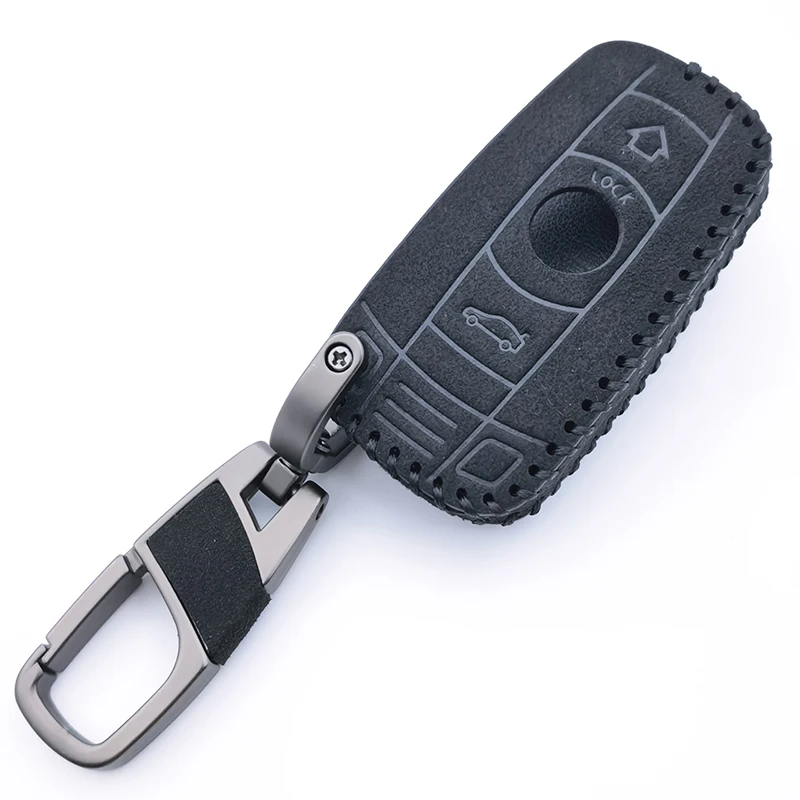 

Кожаный Чехол Для Ключей BMW E60 E61 E70 E81 E87 E90 E91 E92 X1 X3 X5 1 3 5 6 Series Z4 - Защитный Аксессуар-оболочка