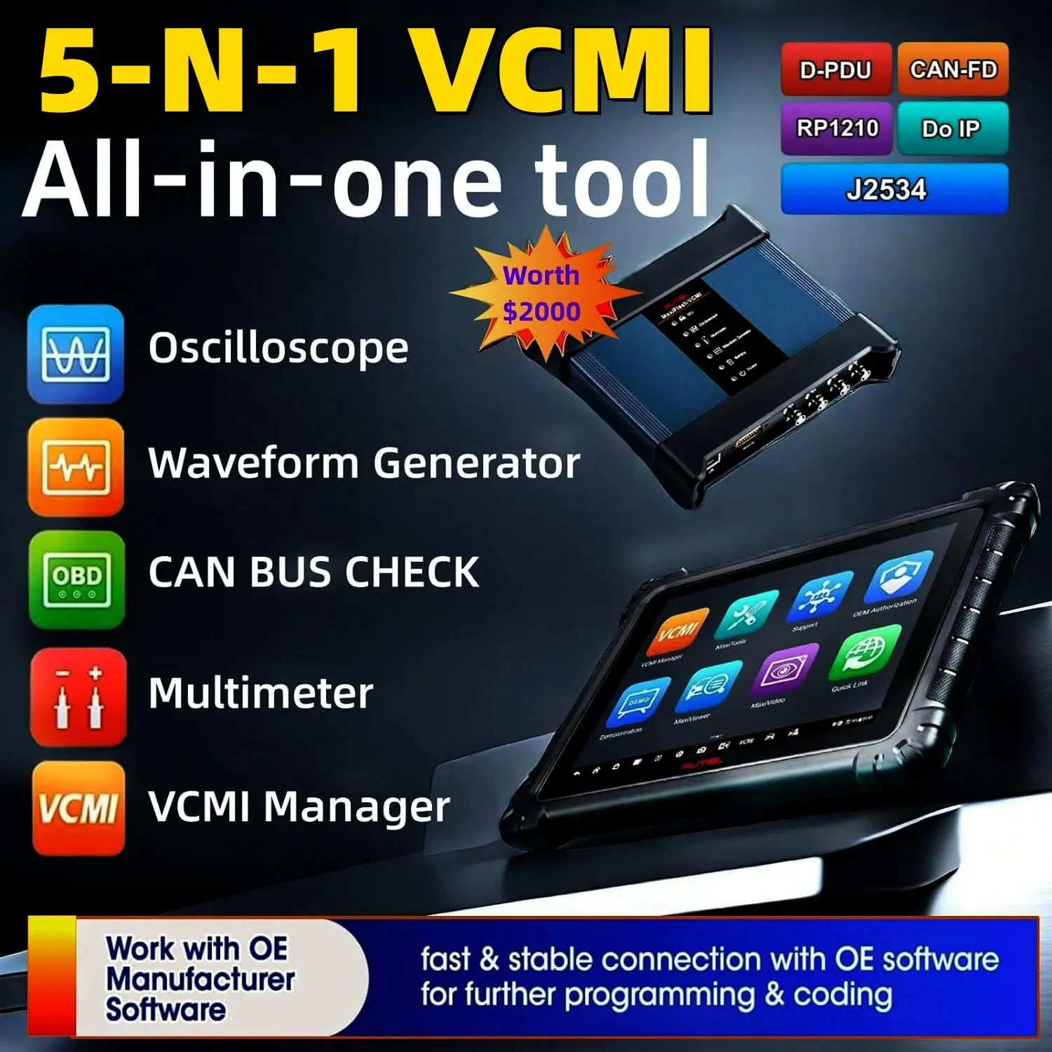 Autel MaxiSys Ultra EV обновленный MS919 MS909 2024 Топ сканер Интеллектуальный диагностический