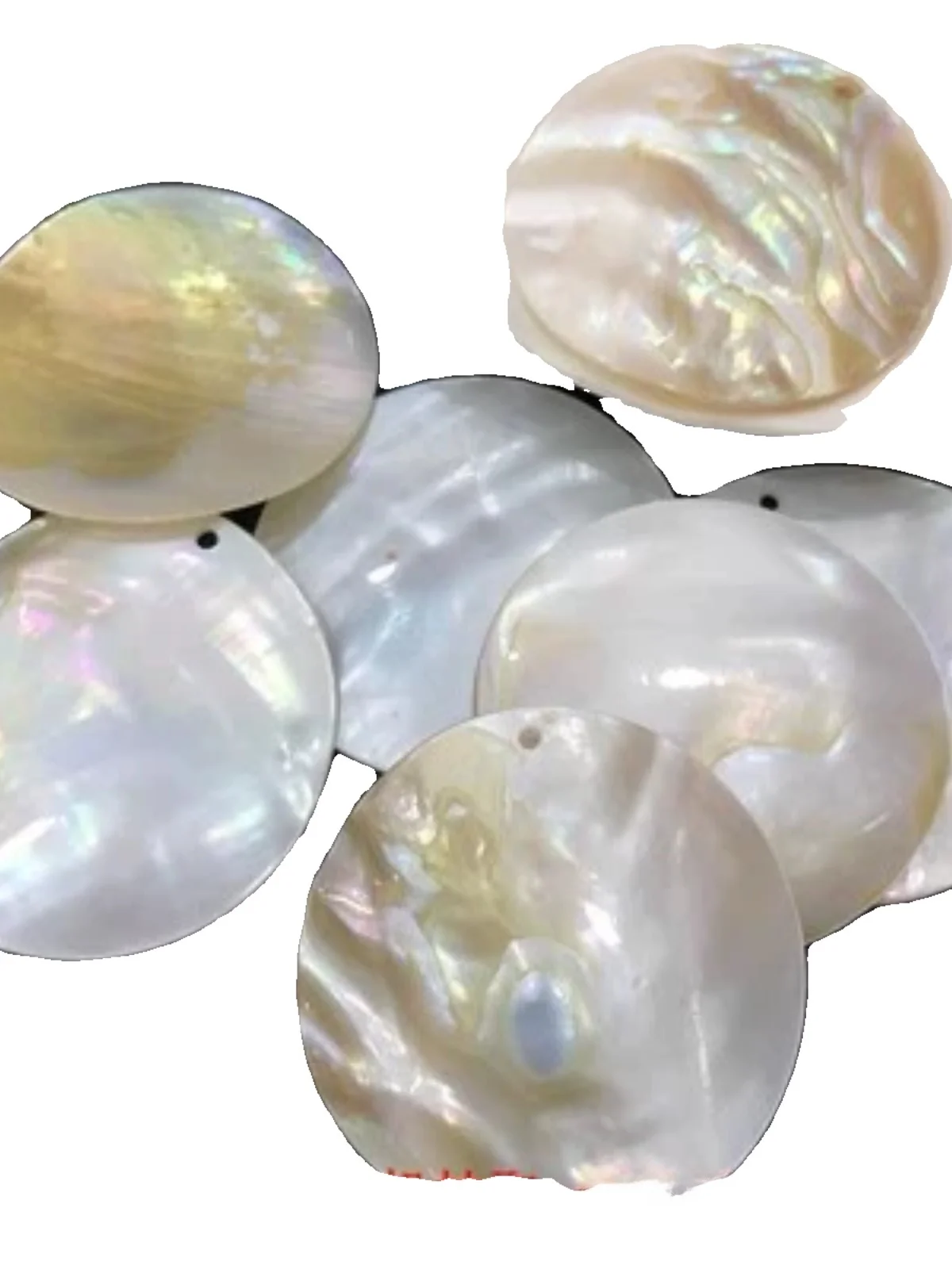 Дефектная натуральная вода хлопковый лист кулон колокольчики антикварные