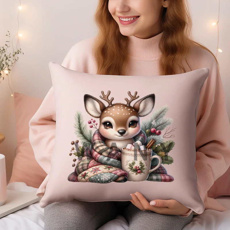 Животные в рождественских шапках Dtf Transfers Ready to Press Iron on for T Shirts Patch Transfer Patches Одежда