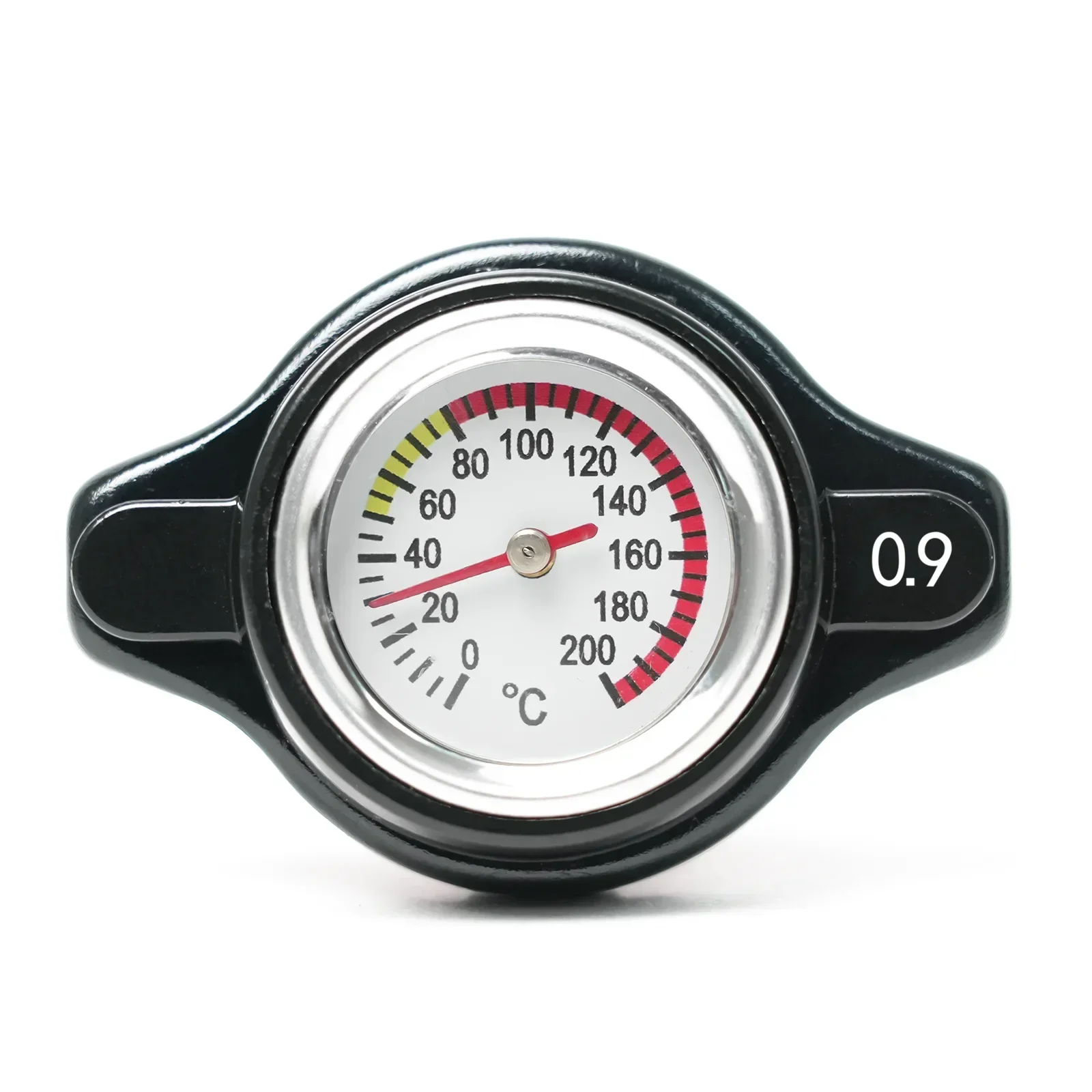 

Красная термокрышка радиатора, крышка бака, датчик температуры воды с безопасностью для использования, 0,9 бар/1,1 бар/1,3 бар, автомобильный мотоцикл, Стайлинг