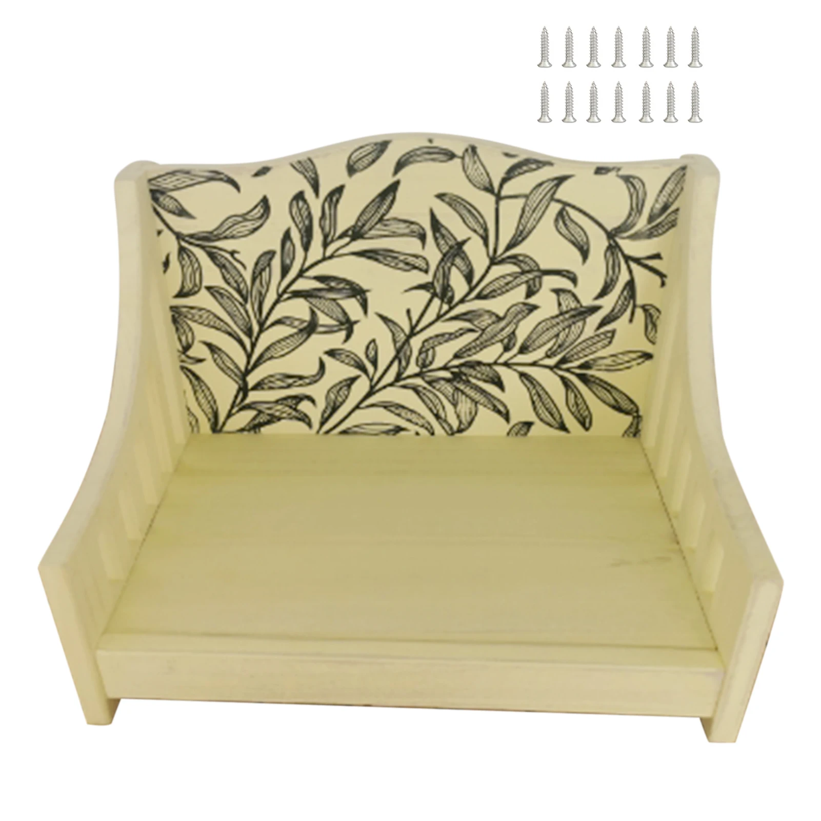

Infant Newborn Studio Durable Accessories Vintage Baby Wooden Sofa Photography Props Home Posing Shoot Photo Background