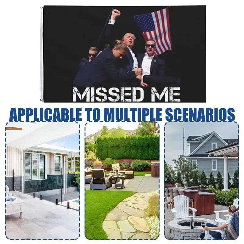 2024 флаг &quotТрамп&quot Президента для сада 3x5 футов пропустил меня Трампа флаги двора