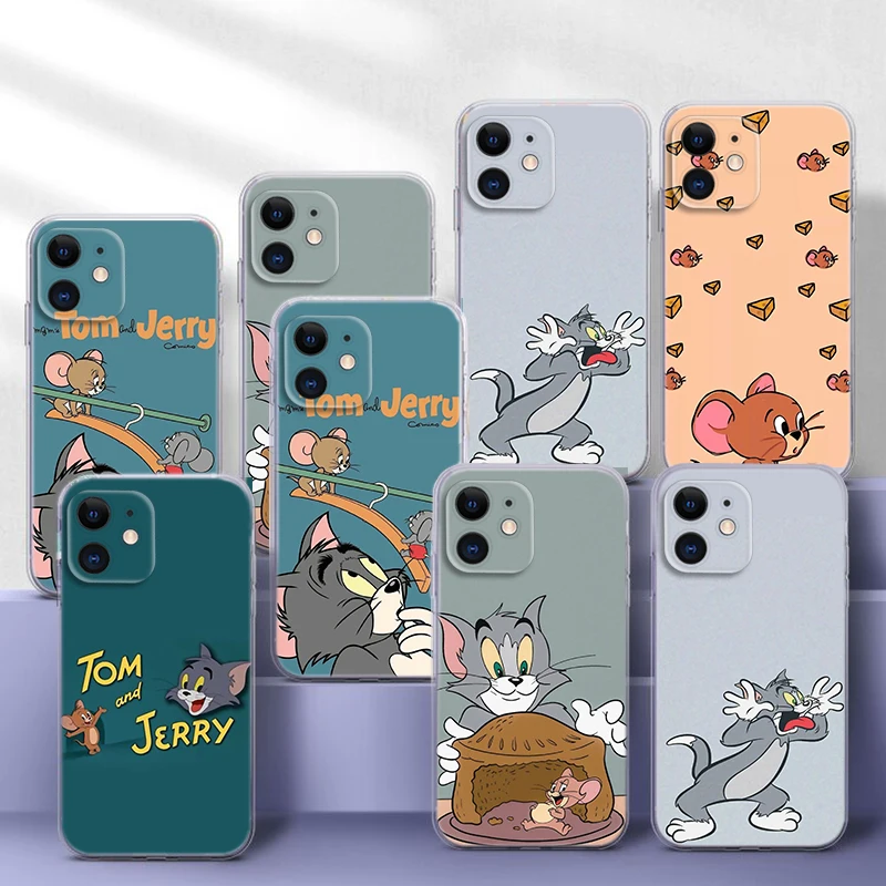 Мягкий чехол P280 Tom and Jerry для Moto G Play E20 E4 E40 E5 E6 E6S E7 Power Edge 20 Lite Pro G200 G30 G4