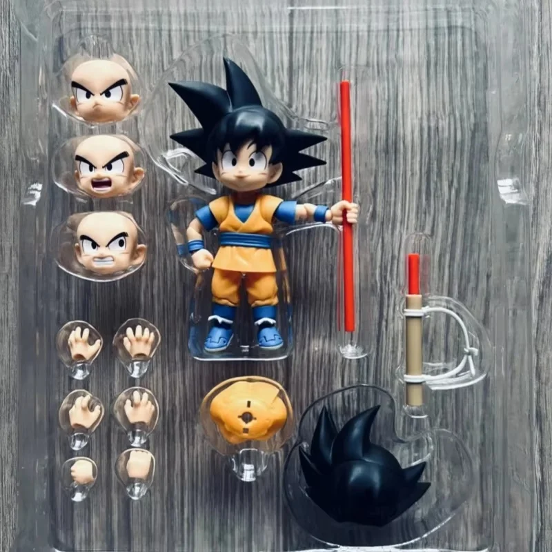 Новый Bandai S.H.Figuarts Dragon Ball Daima Son Goku Mini 1/12 экшн-кукла Коллекционная аниме-фигурка