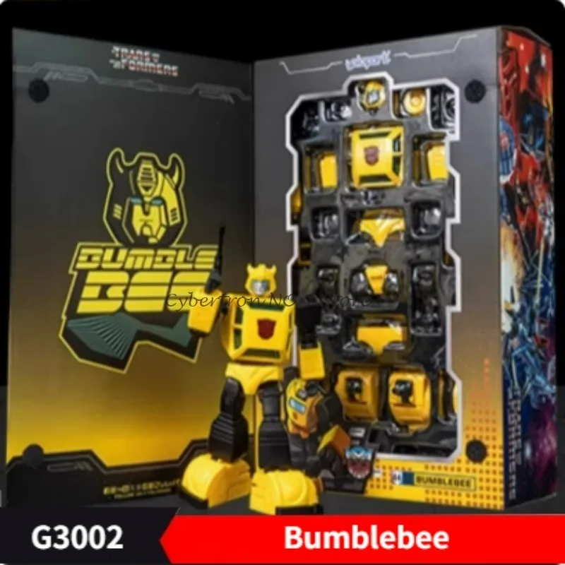 Фото Трансформеры-игрушки: Деформирующиеся роботы G1 Bumblebee, модель G3002, предварительно собранная фигурка из сплава, персонаж из фильма KO, подарки для хобби №3