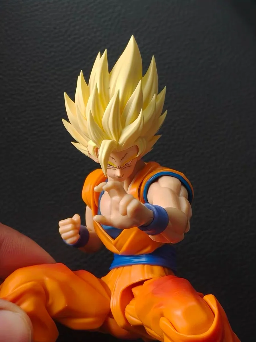 Фото Реплика головы Гоку Супер Сайян 2 из Dragon Ball (SSJ2) Dko Ko, в наличии, скульптура, аниме, фигурка, аксессуар, модель, игрушка, подарок №4