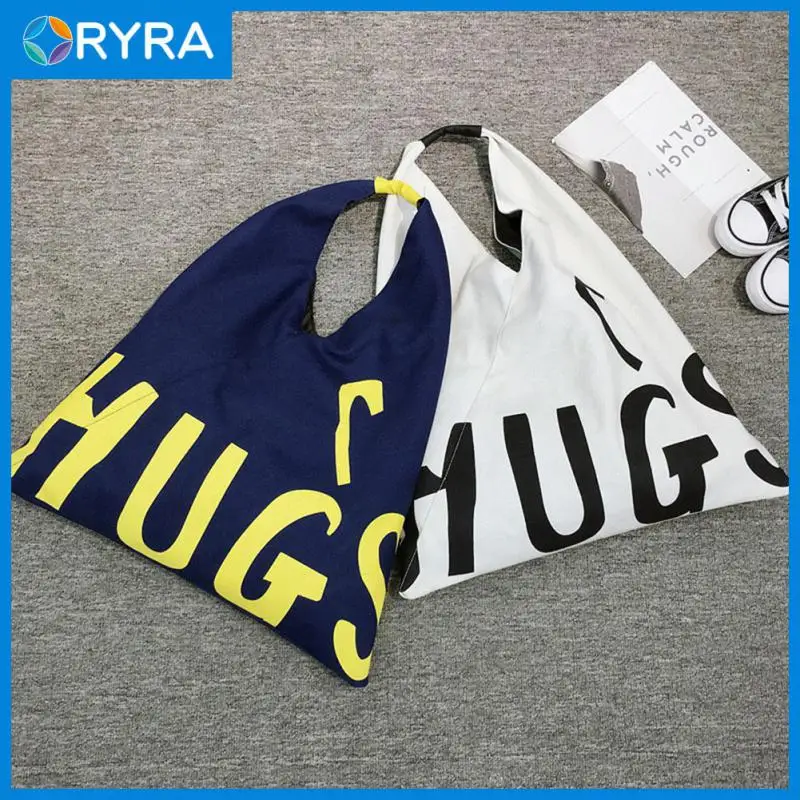 

2022 New HOT TOP Trend Single Shoulder Bag Canvas Bag Women Messenger Bag Reusable Shopping Bags Letter Printed Square Handbag
