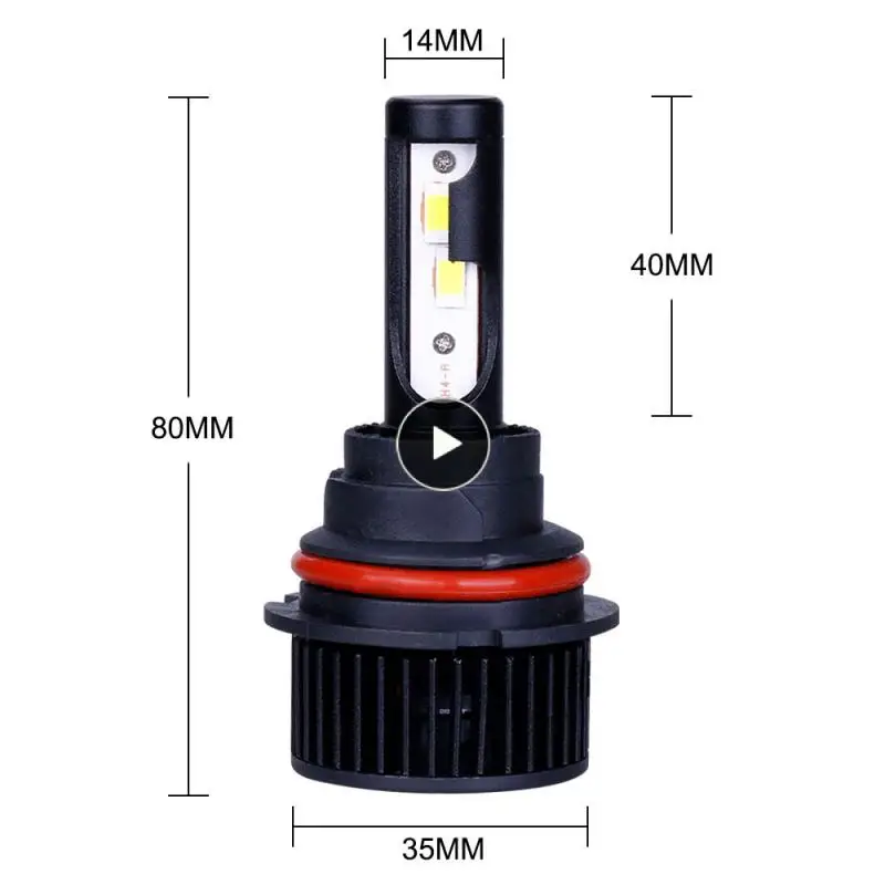 

Фара головного света для автомобиля, яркая, с сильным рассеиванием тепла, белая противотуманная фара для автомобиля, лм/пара, светодиодные лампы для автомобильных фар 9-36 в