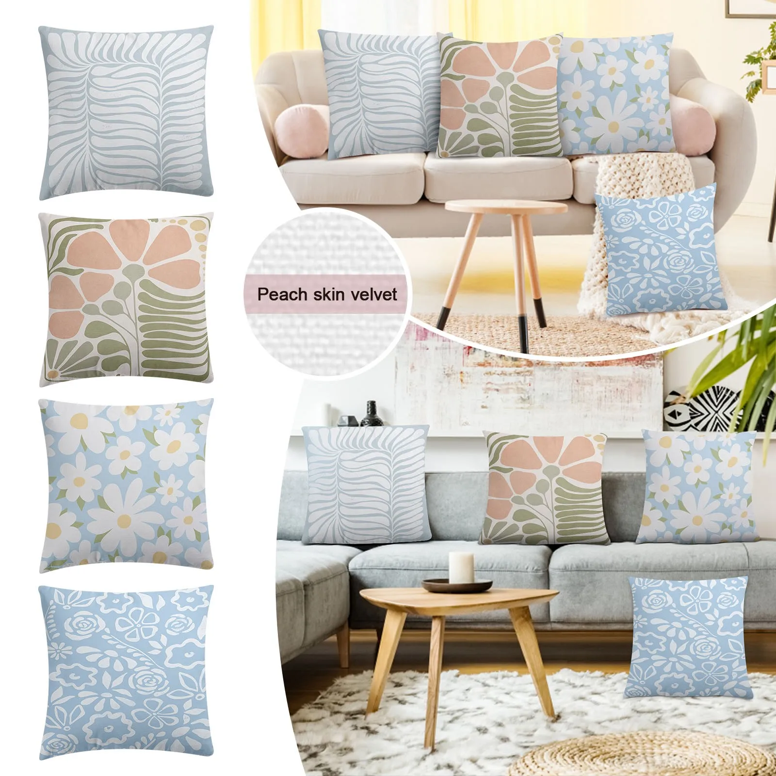 

Pillowcase Modern Pillowcase Decorative Outdoor Linen Square Pillowcase For Sofa Twilight Pillowcase Pillow Shams Standard Size