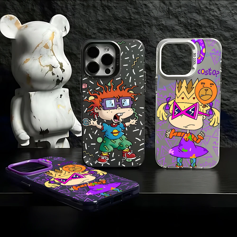 Чехол Cartoon Funny R-Rugrats для Samsung Galaxy A16 A06 A35 A55 A25 A05S A15 A54 A34 A24 A14 A05 A04 4G 5G матовая задняя