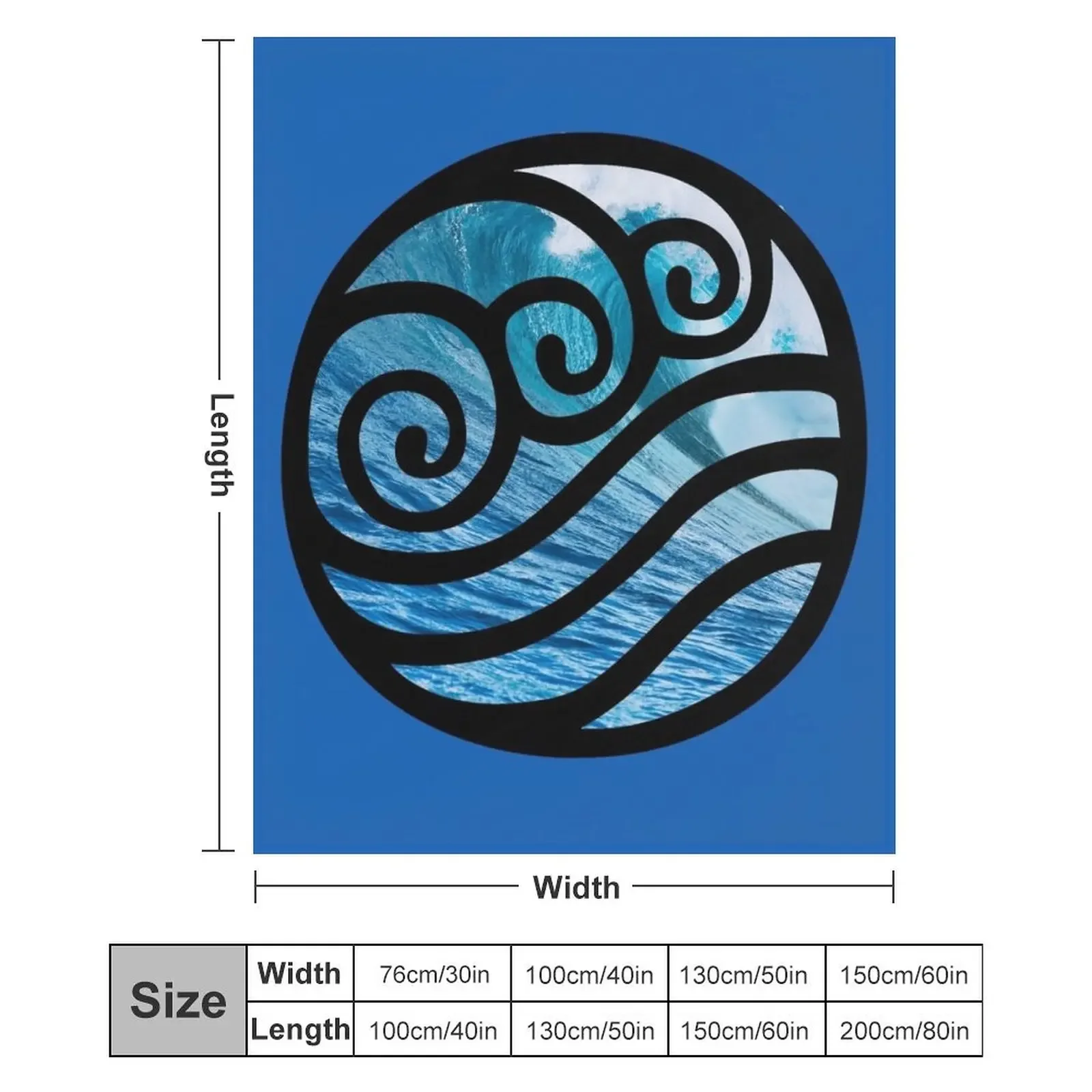 Waterbending - Аватар последний маг воздуха плед