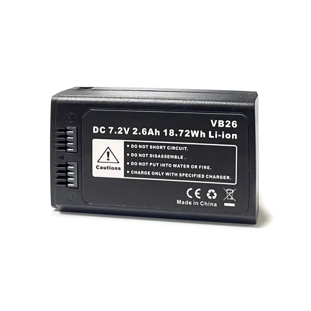Литий-ионный аккумулятор 7XINbox VB26 7 2 в 2600 Вт-ч мАч для вспышки Godox V1 V860III AD100PRO