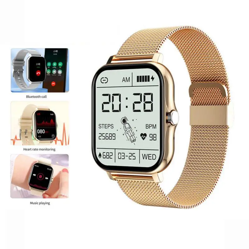 

Смарт-часы CT2 мужские с сенсорным экраном 1,69 дюйма и Пульсометром