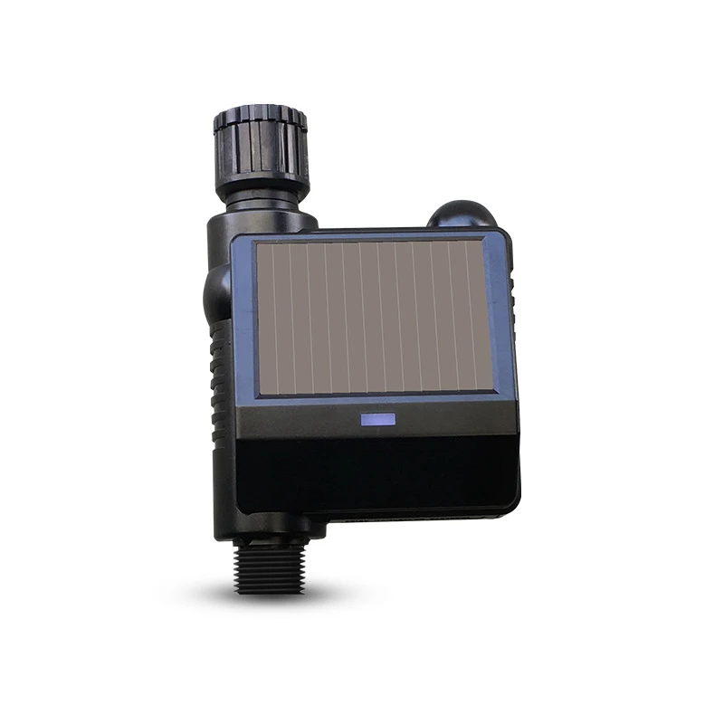 

Solar intelligent automatic watering device, gardening sprinkler watering system, timed watering controller
