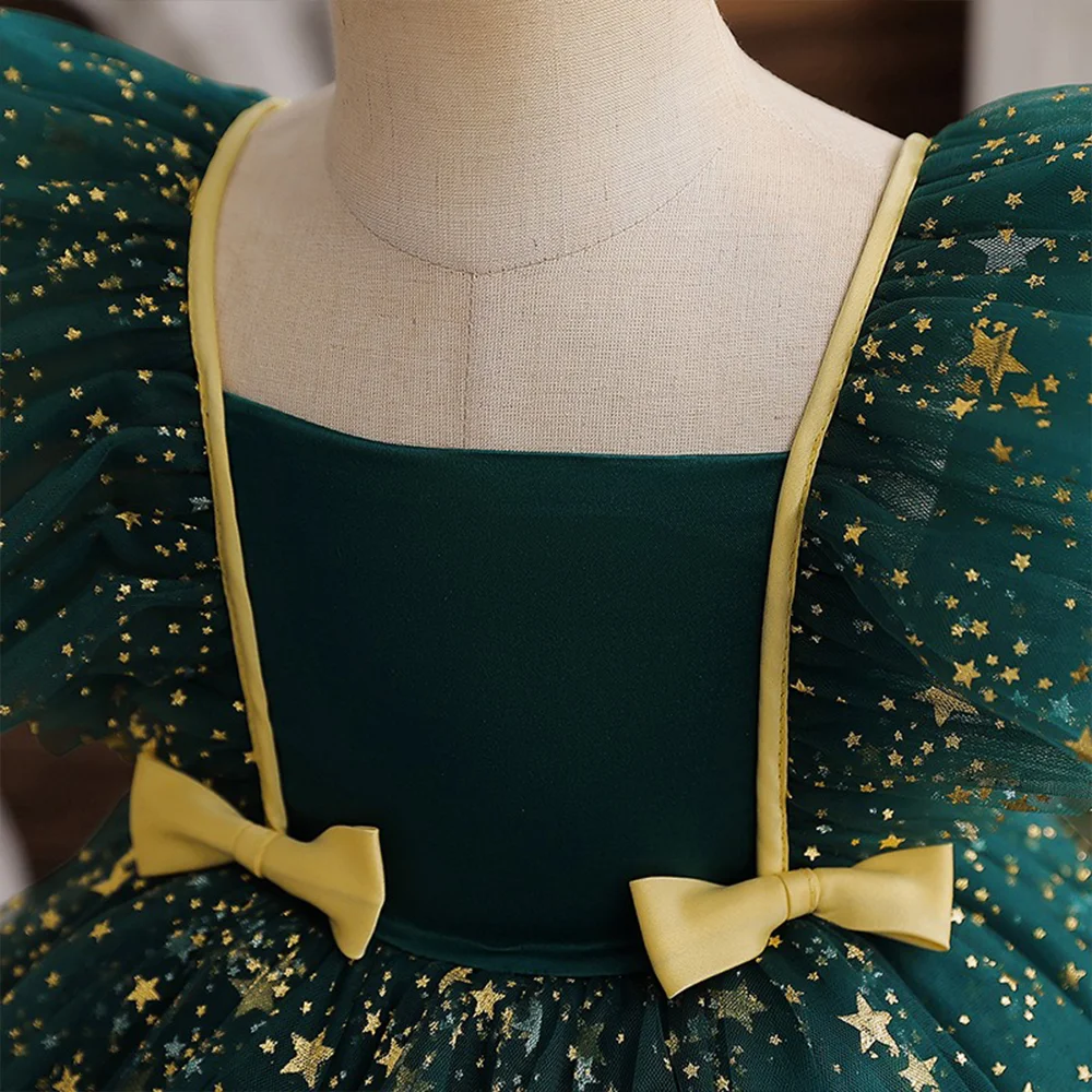 Bambi Girl Party Princess Dress Kids Evening Christmas Clothes New Year Birthday Outfits Sequin