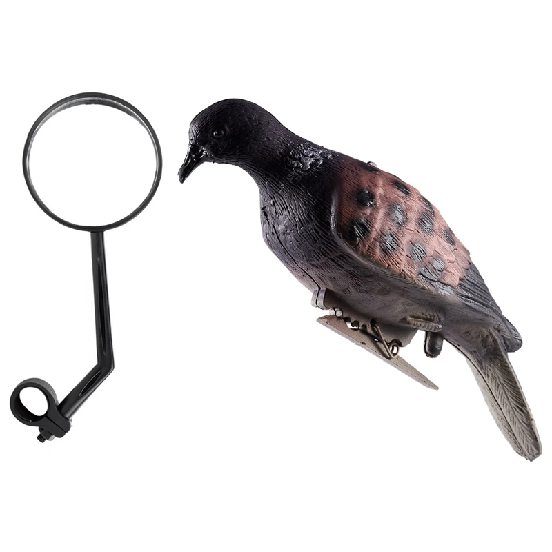 

Зеркало для велосипедного руля с опорой зеркало с 1 шт охотничье голубь защита для сада