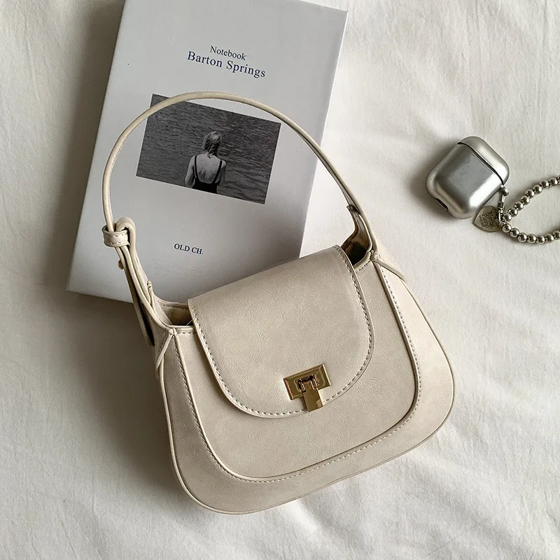 Винтажные модные сумки через плечо с клапаном для женщин маленькая сумка на