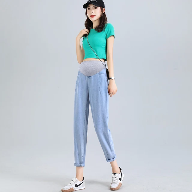 Брюки для беременных серые 711421611 MAMMYSIZE