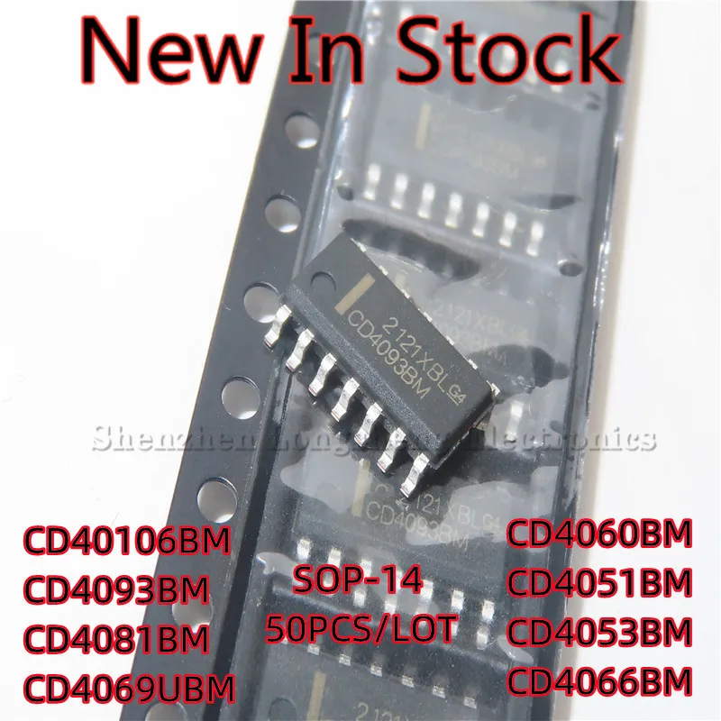 50 шт./лот CD4066BM CD4066 SOP-14 CD4053BM CD4051BM CD4060BM CD4069UBM CD4081BM CD4093BM CD40106BM CD4069BM CD4051 CD4053 CD4060