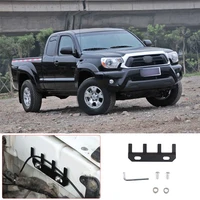 for 2011 2015 toyota tacoma toyota tundra stainless steel black car styling engine compartment harness trim bracket accessories