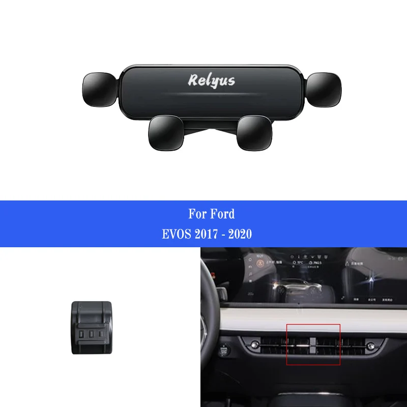 

Car Mobile Phone Holder for Ford Evos 2017 2018 2019 2020 Smartphone Mounts Holder Gps Stand Bracket Auto Accessories