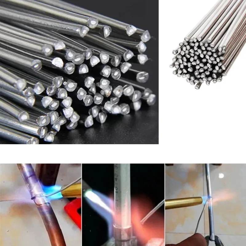 

Low Temperature Easy Melt Aluminum Welding Rods Weld Bars Cored Wire 2mm 10/20PCS for Soldering Aluminum No Need Solder Powder