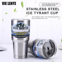 30oz stainless steel liner water cup ear hanging portable coffee beer cup travel cup ice water bottler mug coffee tea cup mugs
