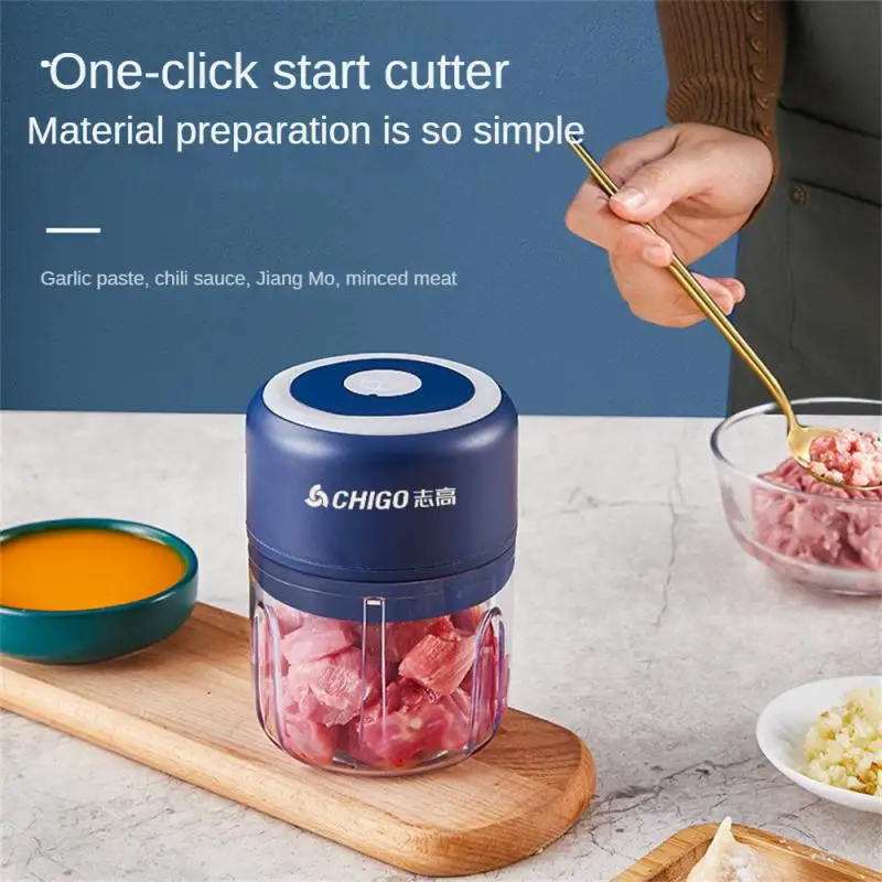

Garlic Masher Crusher Multifunctional Usb Rechargeable Shredder Mini 250ml Meat Grinder Machine Garlic Electric Meat Grinder