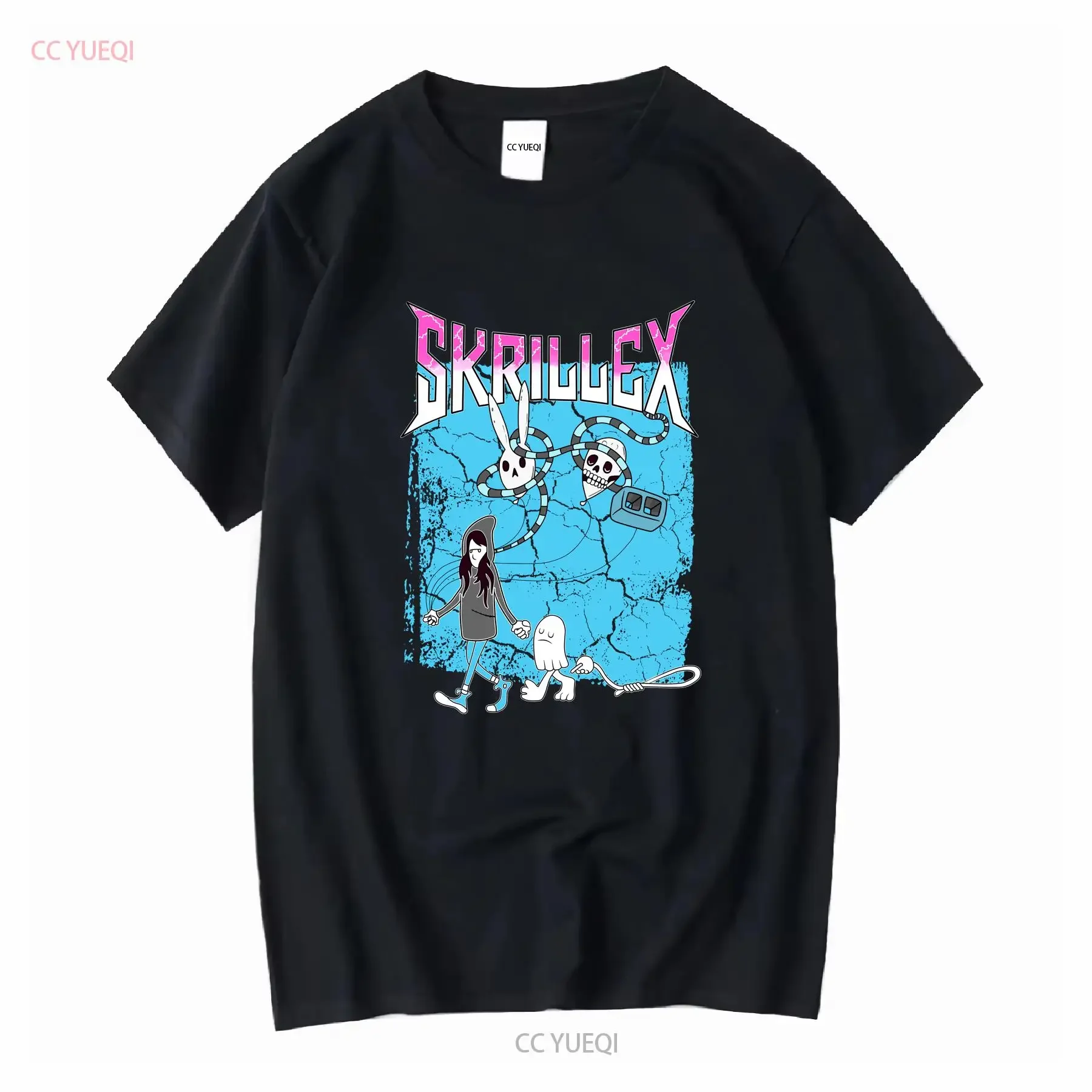 Фото Skrillex Gost Vs Sonny Футболка Sz S Emobug с длинными или короткими рукавами винтажная стираная мягкая слегка удобная дизайнерская одежда №1