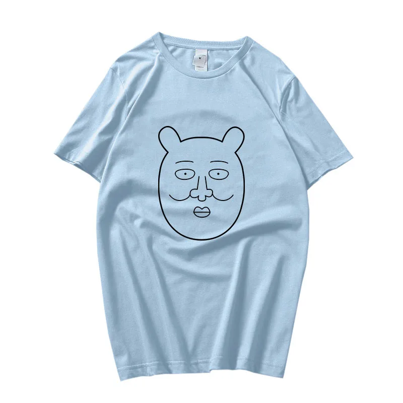 

Mob Psycho 100 Shirts for Women 100% Cotton New Korean Unisex Tops Fashion Summer Short Sleeve Couples Clothes Tees Originality